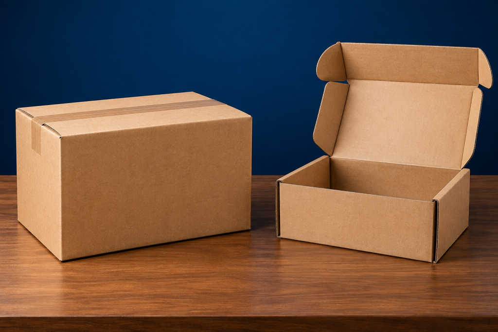 Caja RSC o troquelada: ¿cómo elegir según tu producto?