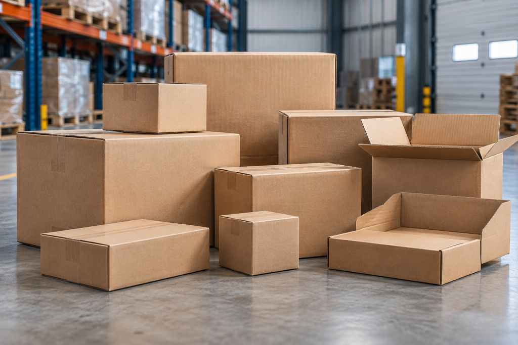 Tipos de cajas de cartón corrugado ¿para qué sirve cada una?
